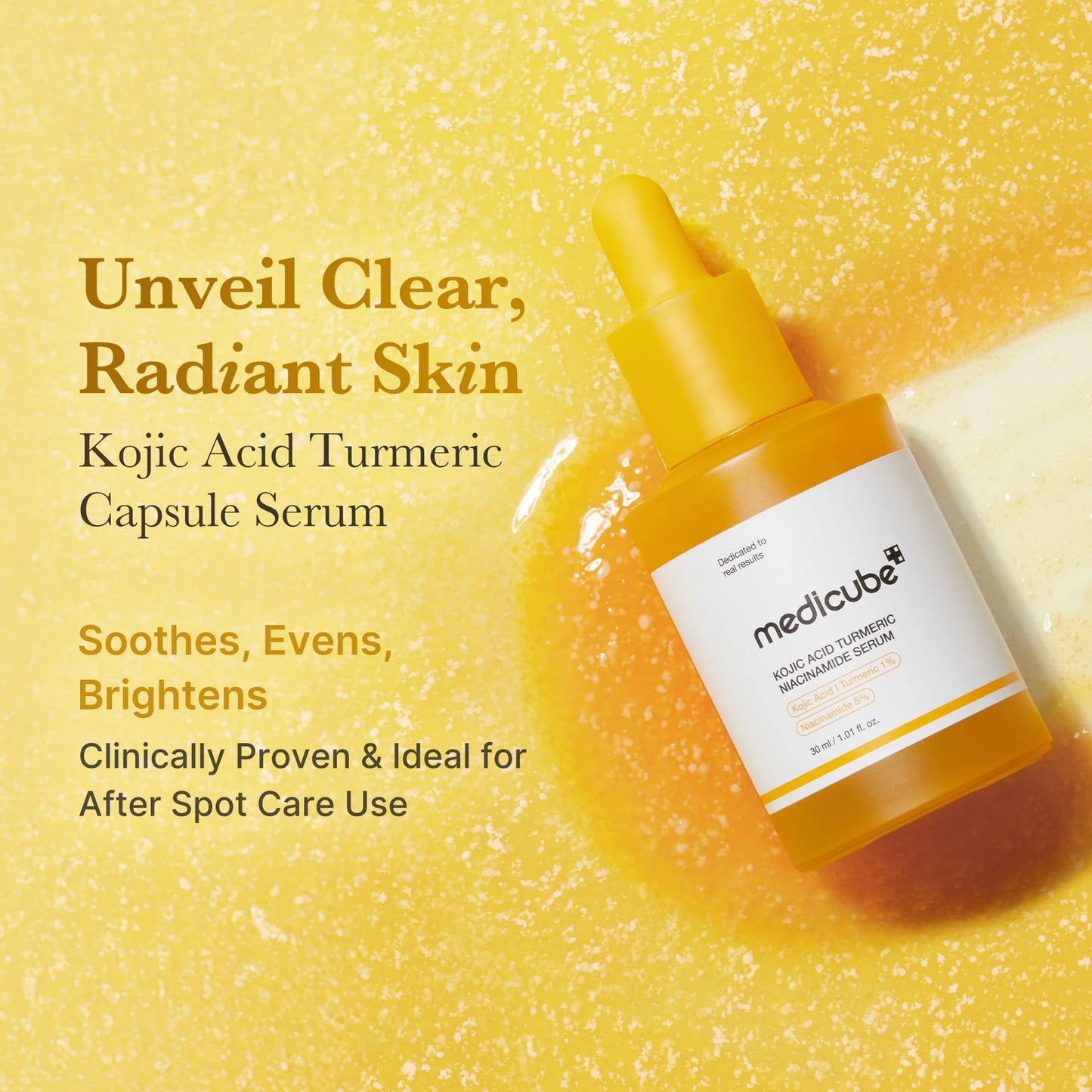 MEDICUBE - Kojic Acid Turmeric Niacinamide Serum - 30ml Serum contra manchas