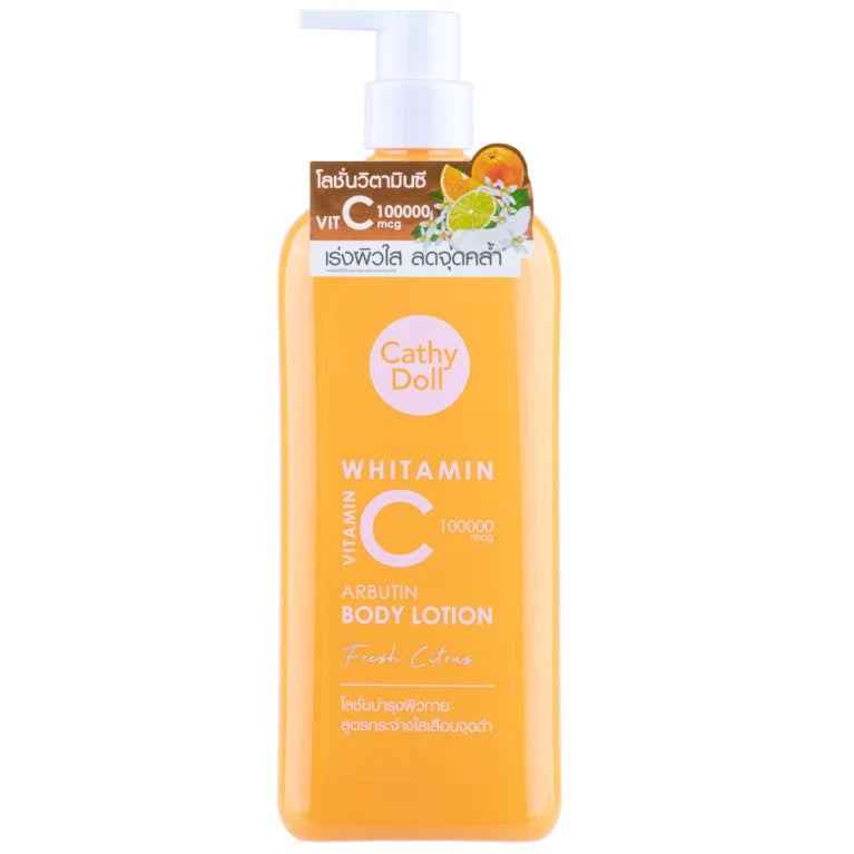 CATHY DOLL Whitamin Vitamin C Body Lotion 450ml - Loción Corporal Aclarante