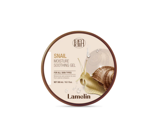 LAMELIN Snail Moisture Soothing Gel 300ml - Gel baba de caracol