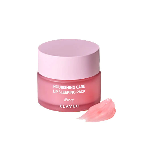 KLAVUU - Nourishing Care Lip Sleeping Pack - Berry - Mascarilla para labios