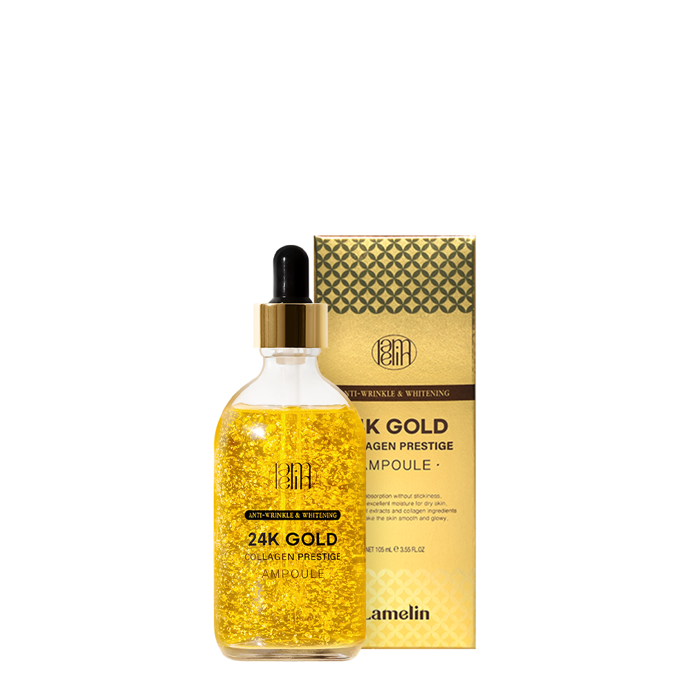 Lamelin 24K Gold Collagen Prestige Ampoule 100 ml- Ampolleta con Oro antiarrugas