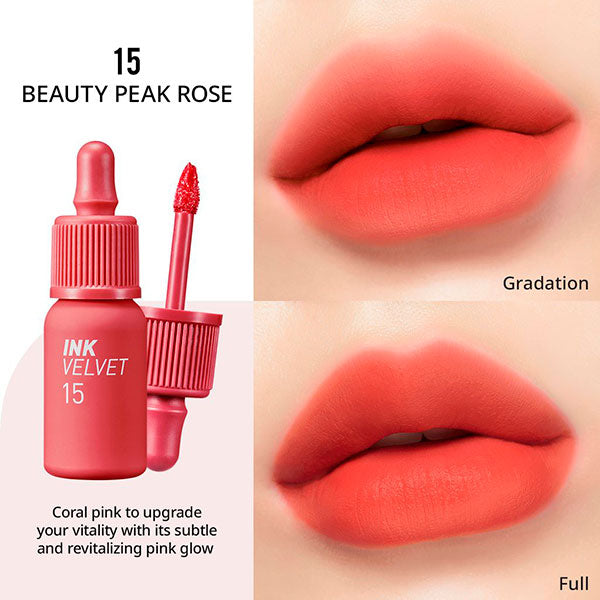 PERIPERA Ink Velvet Beauty Peak Rose 15- Tinta para labios