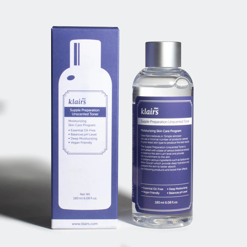 KLAIRS Supple Preparation Unscented Toner - Tónico hidratante