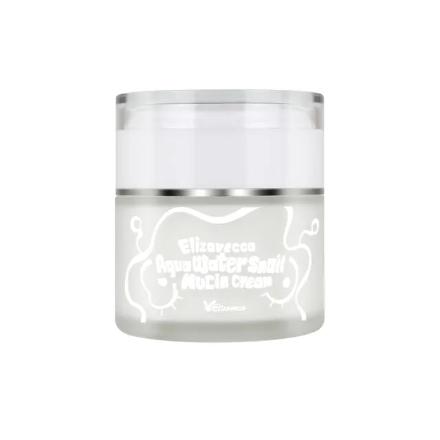 ELIZAVECCA - Aqua Water Snail Mucin Cream - 50ml Crema baba de caracol