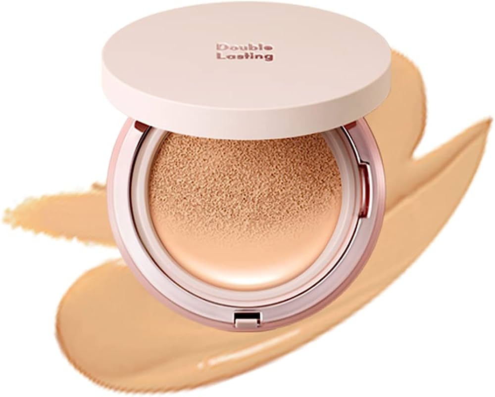 ETUDE HOUSE Double Lasting Cushion Glow Neutral Beige - Maquillaje en Cushion