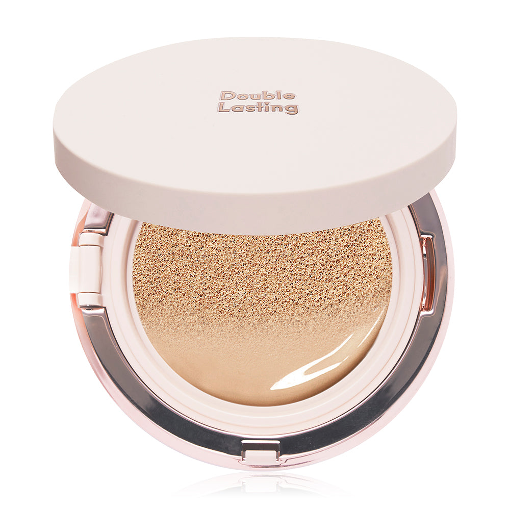 ETUDE HOUSE Double Lasting Cushion Glow Neutral Beige - Maquillaje en Cushion