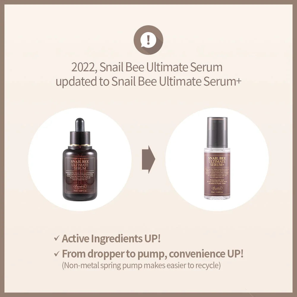BENTON Snail Bee Ultimate Serum 35ml Serum antiarrugas