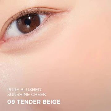 OUTLET PERIPERA Pure Blushed Sunshine Cheek (TETEUM) 09 Tender beige