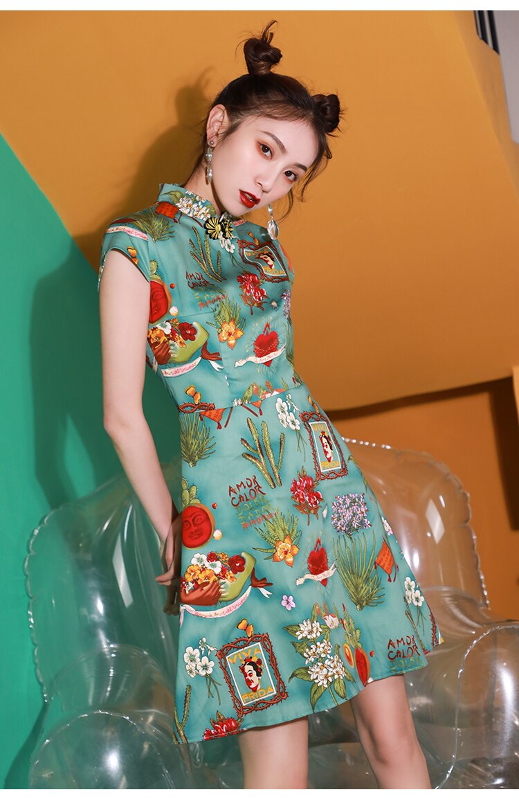 VESTIDO Qiapo Estampado