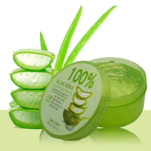 SKINDAY  Aloe Vera 100% Moisture Soothing Gel 300ml