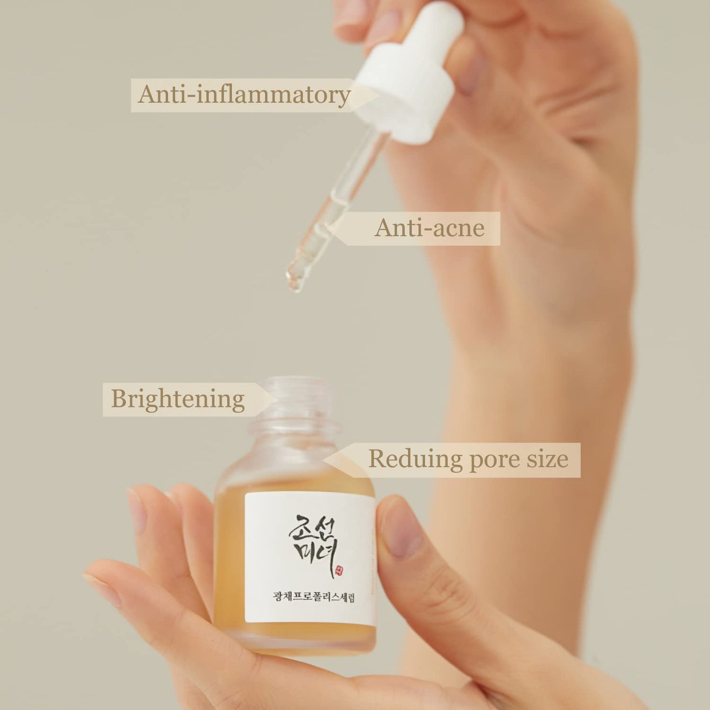 BEAUTY OF JOSEON - Glow Serum Propolis + Niacinamide - 30ml Serum contra acné y manchas