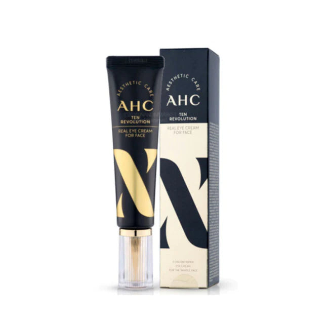 AHC - Ten Revolution Real Eye Cream For Face - Crema anti arrugas 30ml