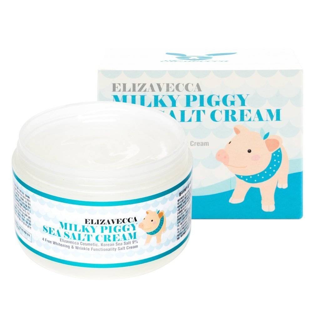 ELIZAVECCA Milky Piggy Sea Salt Cream - Crema regenerante