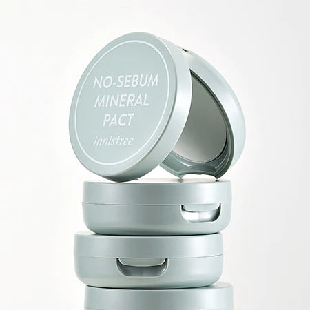 NNISFREE No Sebum Mineral Pact Polvo compacto matificante