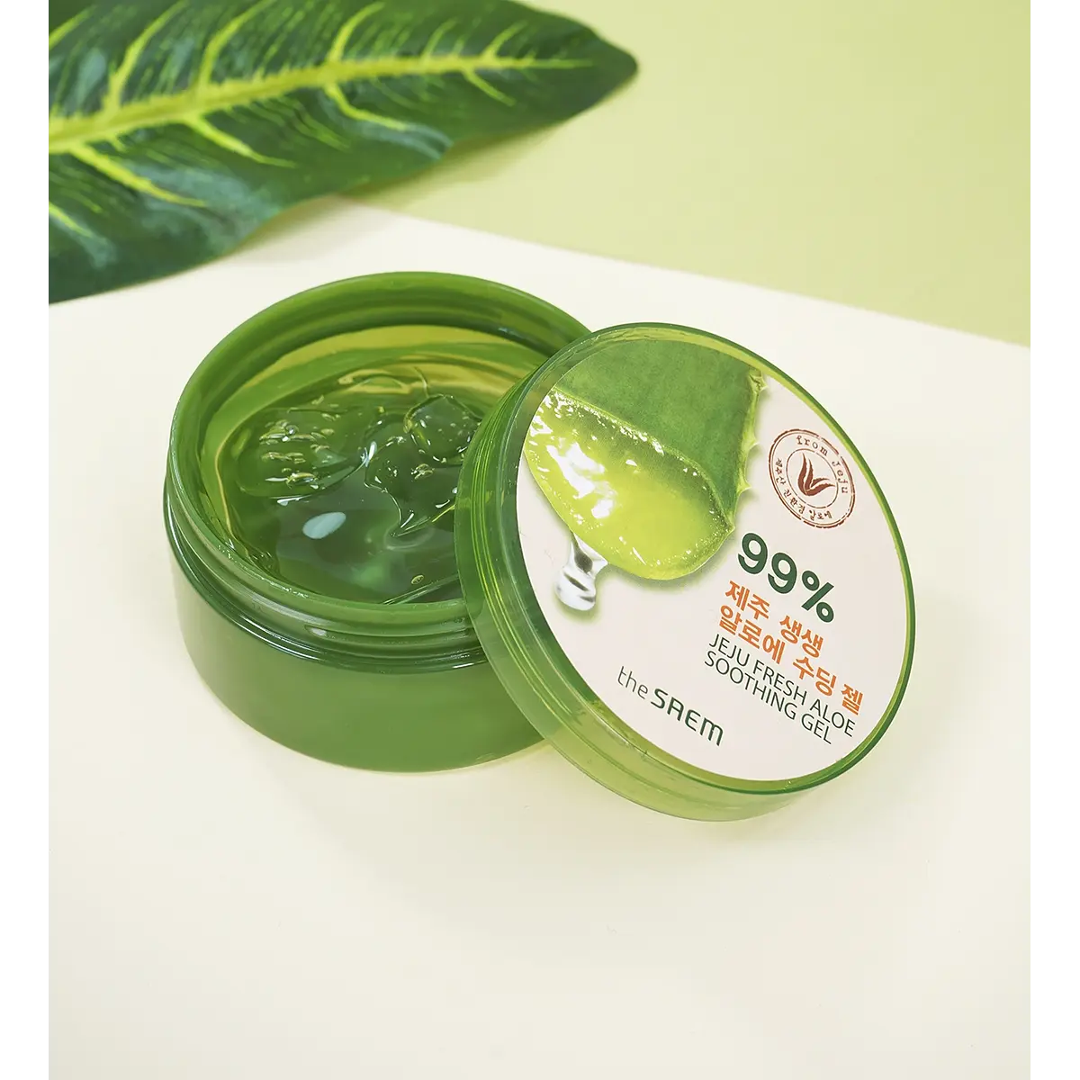 THE SAEM Jeju Fresh Aloe Soothing Gel - Gel hidratante Aloe