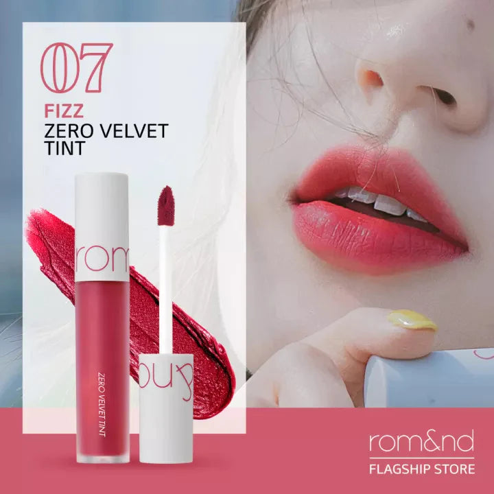 ROM&ND Zero Velvet Tint 07 Fizz - Tinta para labios