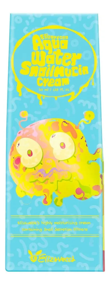 Elizavecca Aqua Water Snail Mucin Crema Baba de Caracol 50ml