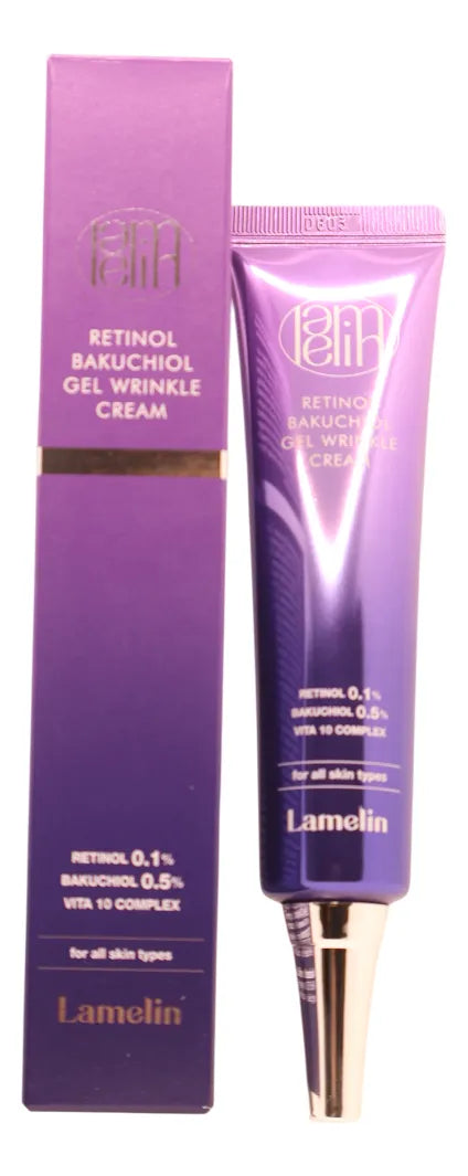 Lamelin Retinol Bakuchiol Gel Wrinkle Cream (todo Tipo De Pi Todo Tipo De Piel Día/noche