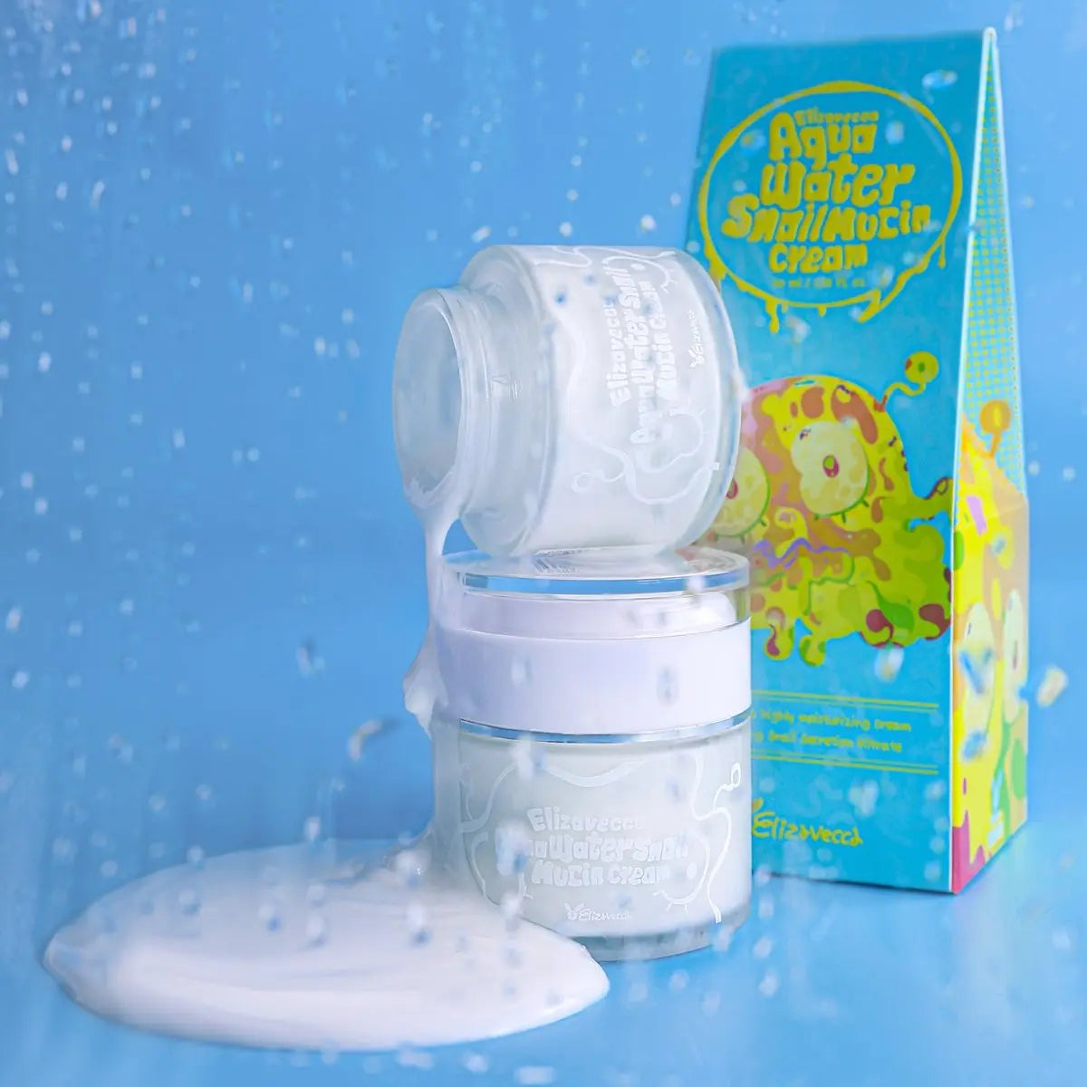 Elizavecca Aqua Water Snail Mucin Crema Baba de Caracol 50ml