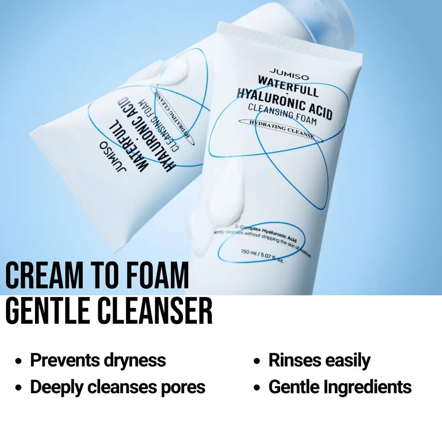 JUMISO - Waterfull Hyaluronic Acid Cleansing Foam - 150ml