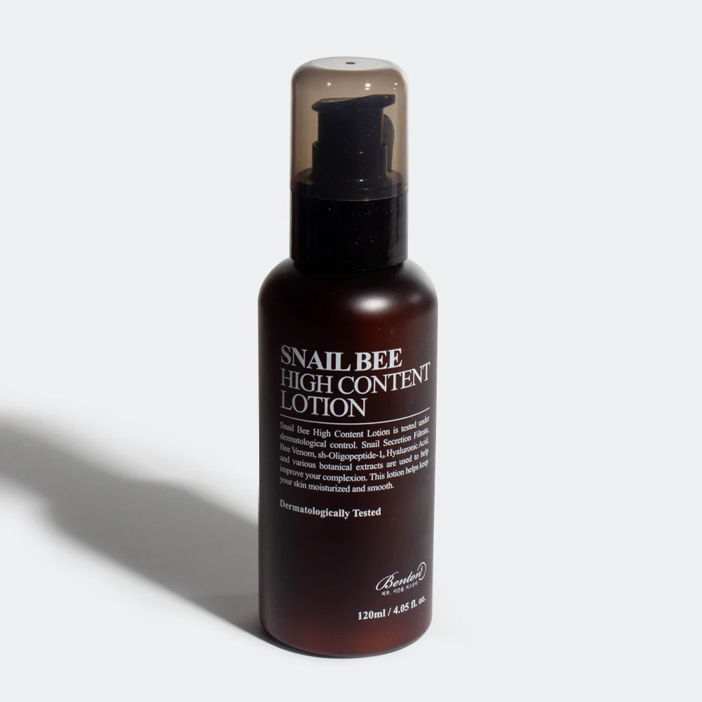 BENTON SNAIL BEE HIGH CONTENT LOTION - Loción contra manchas y antiedad 120ml