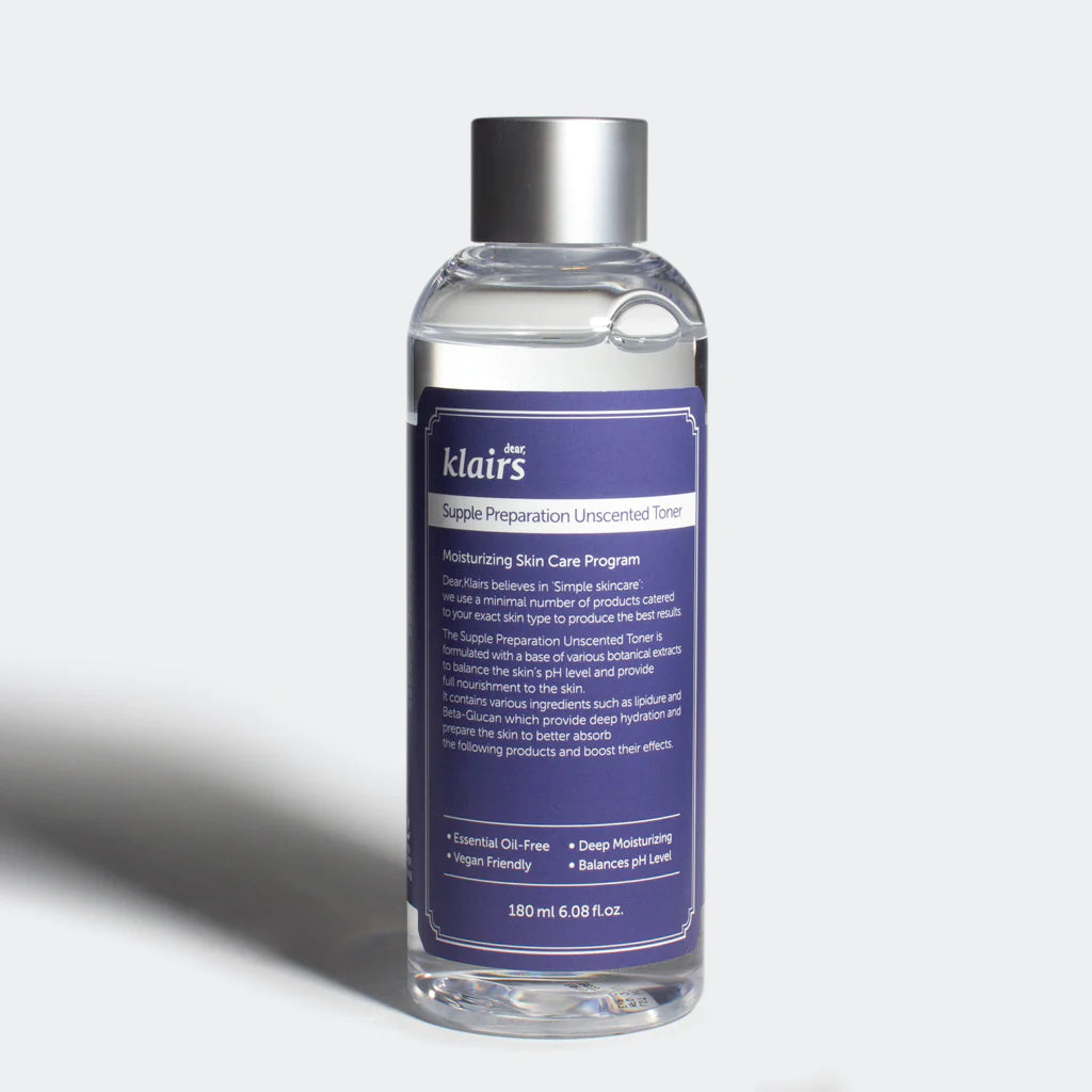 KLAIRS Supple Preparation Unscented Toner - Tónico hidratante