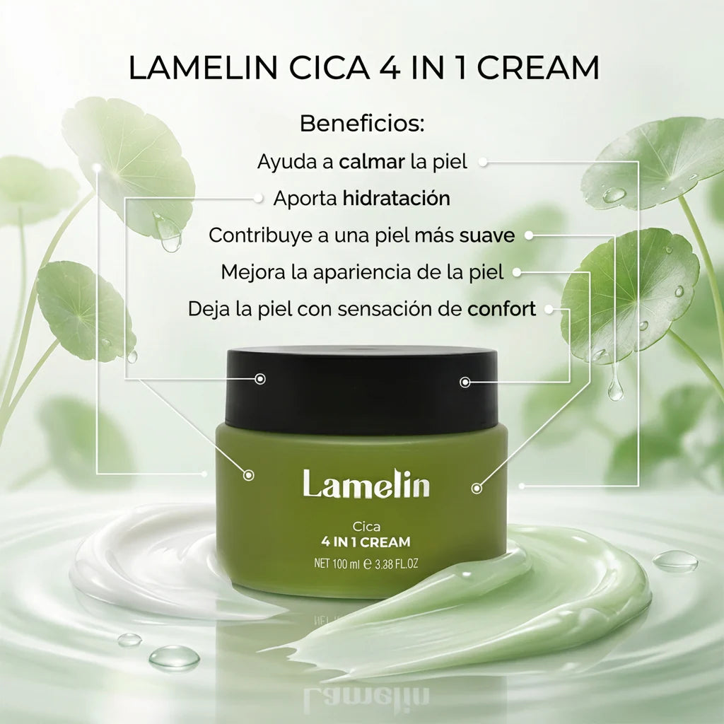 OUTLET LAMELIN Cica 4 en 1 Cream Crema 4 en 1 Centella asiática piel sensible