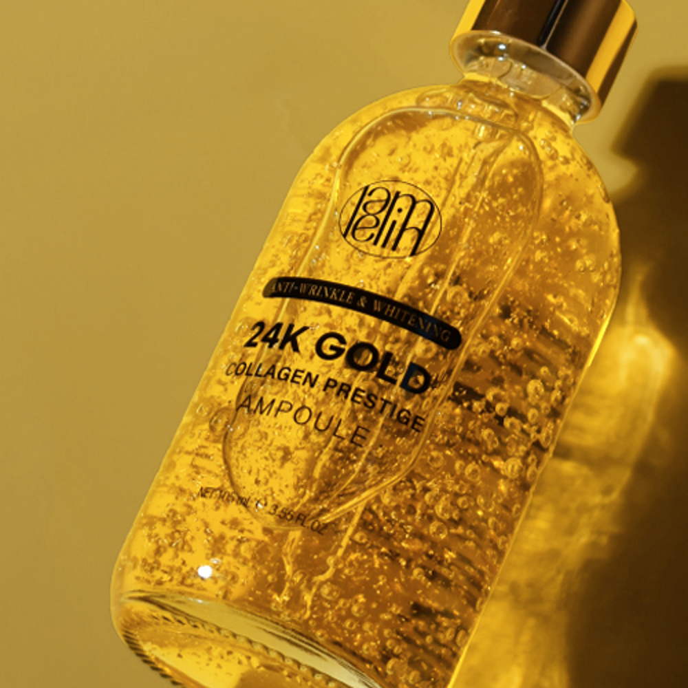 Lamelin 24K Gold Collagen Prestige Ampoule 100 ml- Ampolleta con Oro antiarrugas