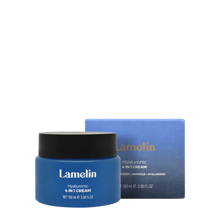 LAMELIN Hyaluronic 4 in 1 cream 100ml - Toner, emulsion, ampoule y crema en 1
