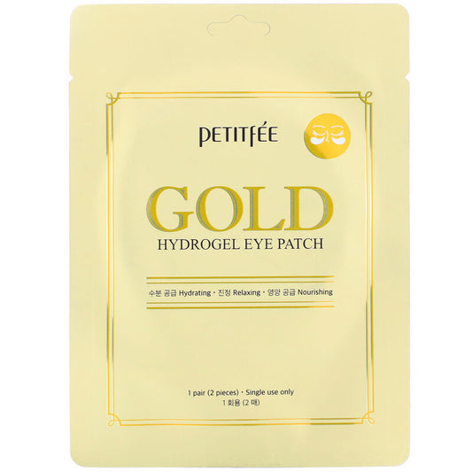 PETITFE Gold Hydrogel Patch - Parches para ojos y arrugas