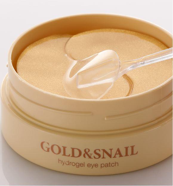 PETITFÉE Gold & Snail Hydrogel Eye Patch Parches para ojos