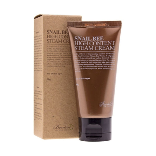 BENTON Snail bee high content steam cream - Crema piel sensible y acné
