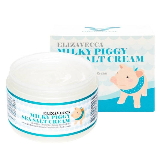 ELIZAVECCA Milky Piggy Sea Salt Cream - Crema regenerante