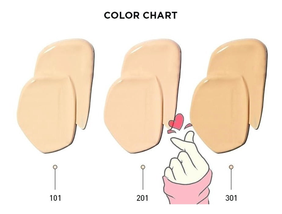 MOONSHOT MICRO CORRECT FIT CUSHION SPF50+ PA+++ #301 HONEY - Maquillaje